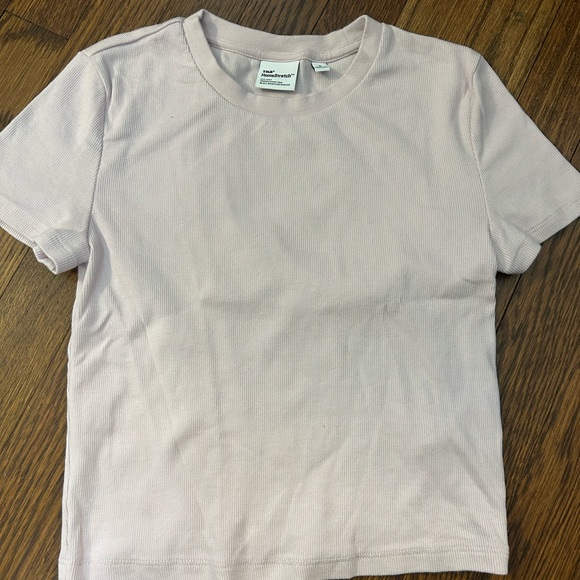 TNA Tops - TNA homestretch pink lavender Tee